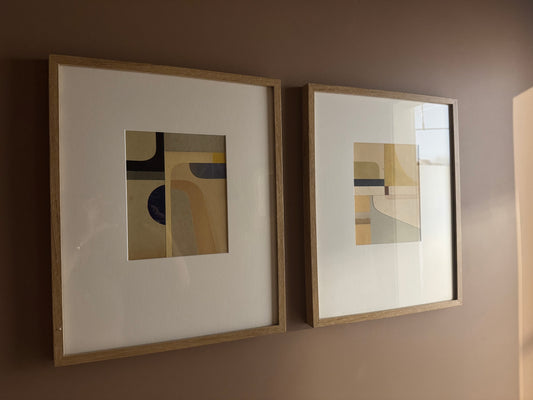 Pair of Soizic Menut Collages