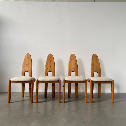 Set of 4 1970s Danish Chairs